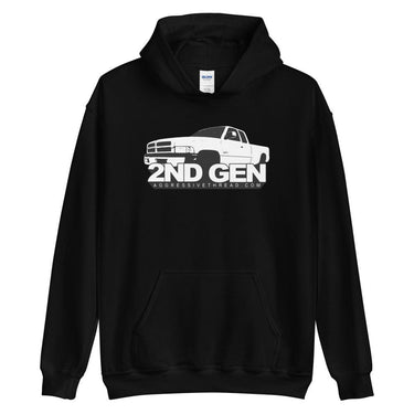 2nd Gen Dodge Ram Hoodie Sweatshirt from Aggressive Thread